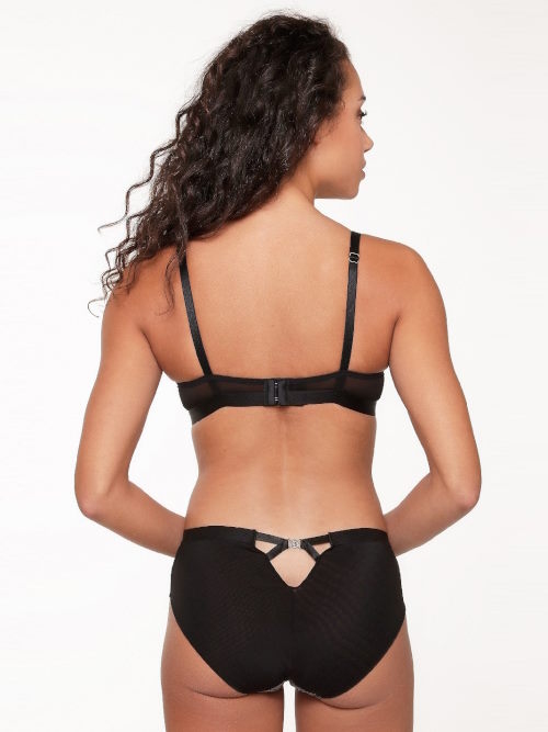 LingaDore Black Flower black short LingaDore Black Flower black short