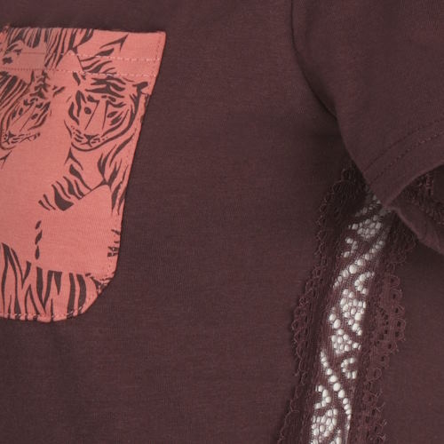 Charlie Choe Wild Hearted brown sleep shirt Charlie Choe Wild Hearted brown sleep shirt