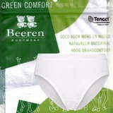 Beeren Underwear Green Comfort white high waist brief