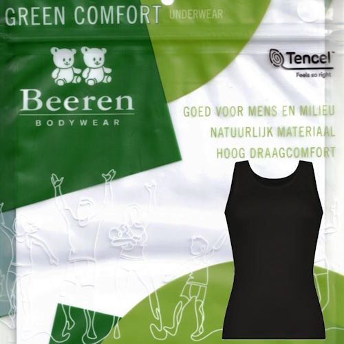 Beeren Underwear Green Comfort black singlet Beeren Underwear Green Comfort black singlet