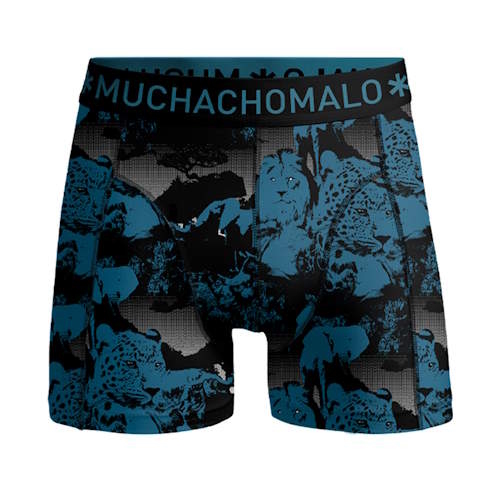 Muchachomalo Africa blue/print boys boxershort