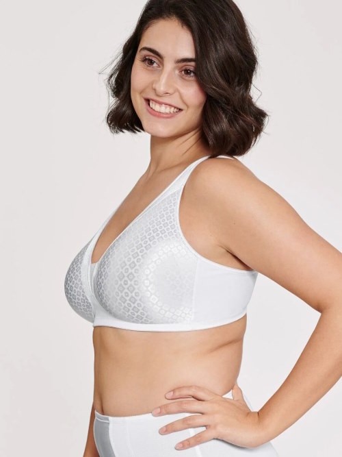 Naturana Minimizer white/print wireless bra Naturana Minimizer white/print wireless bra