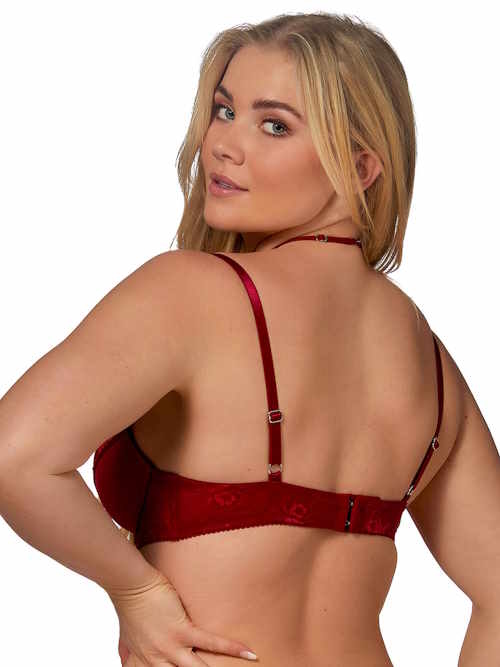 After Eden D-Cup & Up Tender dark red padded bra After Eden D-Cup & Up Tender dark red padded bra