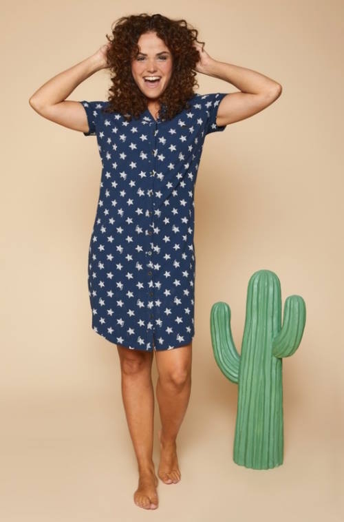 Charlie Choe RODEO navy/white nightdress Charlie Choe RODEO navy/white nightdress