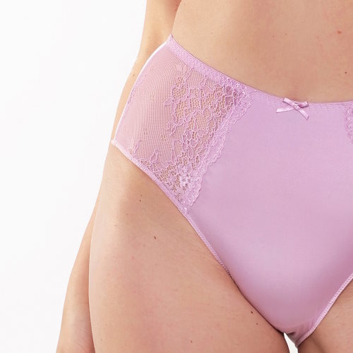 LingaDore Daily Maxi Slip pink lavender high waist brief LingaDore Daily Maxi Slip pink lavender high waist brief