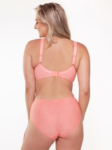 LingaDore Daily Full Coverage coral soft-cup bra