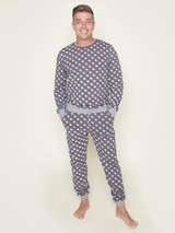 Charlie Choe Limited Edition grey/print pajama