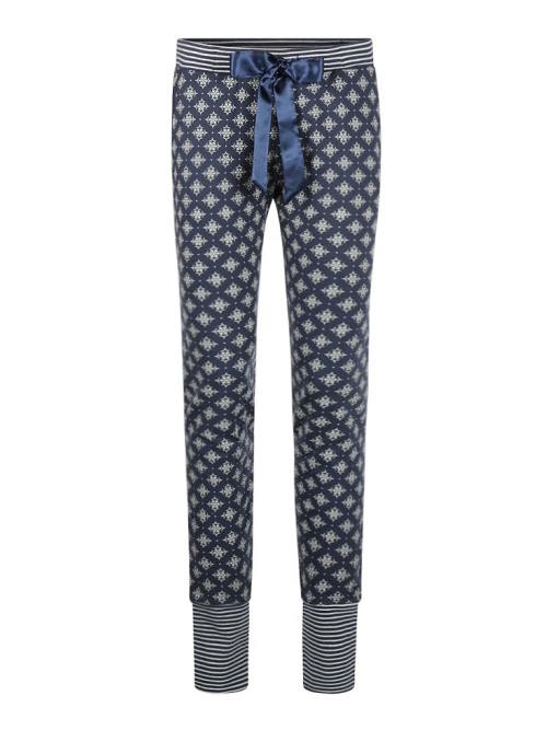 Charlie Choe Cold Days navy/print pyjama pant