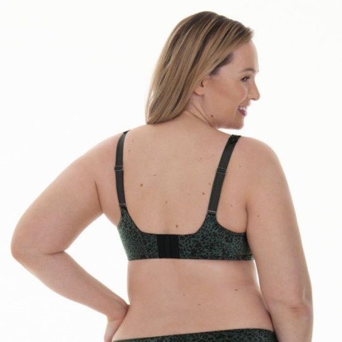 Rosa Faia Joy green/print non-padded bra Rosa Faia Joy green/print non-padded bra