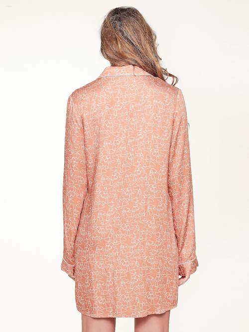 LingaDore Night  Bisque Autumn brown/print nightdress LingaDore Night  Bisque Autumn brown/print nightdress