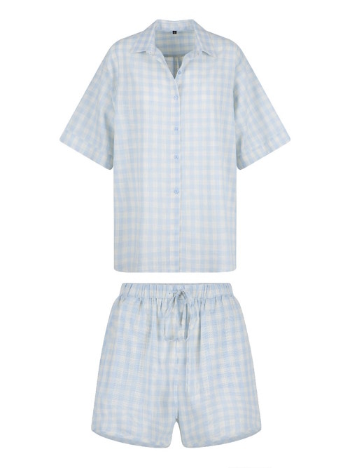 LingaDore Night  Hot summer nights baby blue shortama LingaDore Night  Hot summer nights baby blue shortama