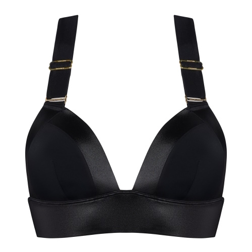 Marlies Dekkers Swimwear Cache Coeur black padded bikini bra Marlies Dekkers Swimwear Cache Coeur black padded bikini bra