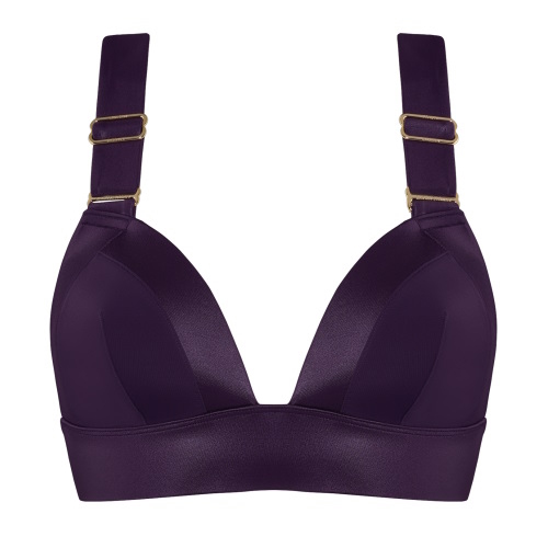 Marlies Dekkers Swimwear Cache Coeur purple padded bikini bra Marlies Dekkers Swimwear Cache Coeur purple padded bikini bra