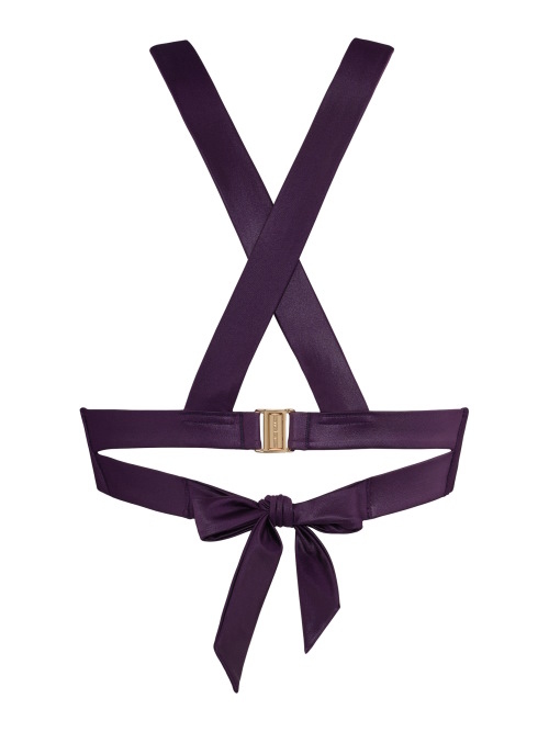 Marlies Dekkers Swimwear Cache Coeur purple padded bikini bra Marlies Dekkers Swimwear Cache Coeur purple padded bikini bra