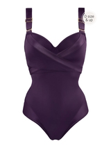 Marlies Dekkers Swimwear Cache Coeur purple bathingsuit