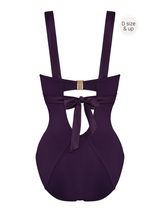 Marlies Dekkers Swimwear Cache Coeur purple bathingsuit