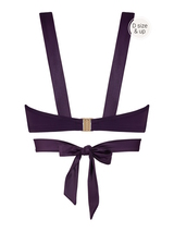 Marlies Dekkers Swimwear Cache Coeur purple padded bikini bra