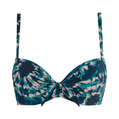 Marlies Dekkers Swimwear Lotus aqua/print push up bikini bra Marlies Dekkers Swimwear Lotus aqua/print push up bikini bra