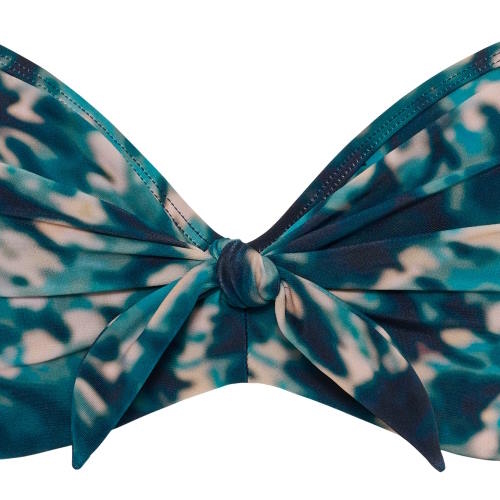 Marlies Dekkers Swimwear Lotus aqua/print push up bikini bra Marlies Dekkers Swimwear Lotus aqua/print push up bikini bra