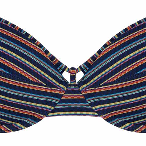 Marlies Dekkers Swimwear Holi Vintage navy/print push up bikini bra Marlies Dekkers Swimwear Holi Vintage navy/print push up bikini bra