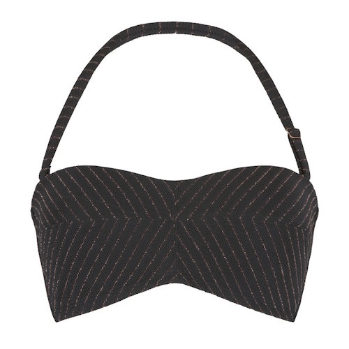 LingaDore Beach Black Diamond black padded bikini bra LingaDore Beach Black Diamond black padded bikini bra