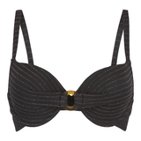 LingaDore Beach Black Diamond black padded bikini bra