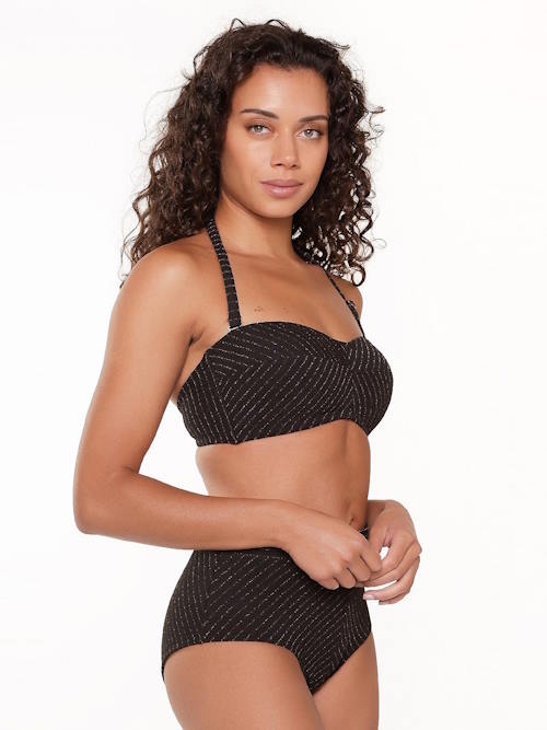 LingaDore Beach Black Diamond black bikini brief LingaDore Beach Black Diamond black bikini brief