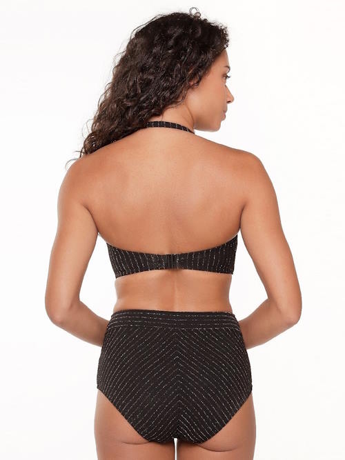 LingaDore Beach Black Diamond black bikini brief LingaDore Beach Black Diamond black bikini brief