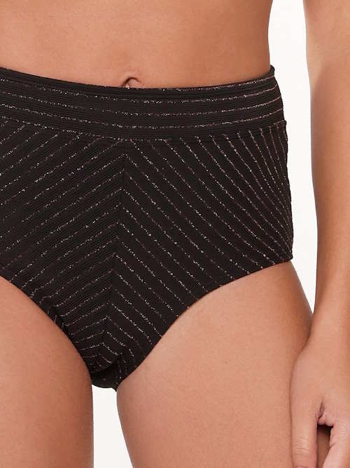 LingaDore Beach Black Diamond black bikini brief LingaDore Beach Black Diamond black bikini brief