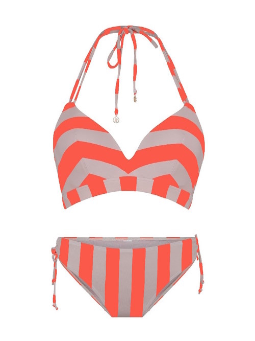 LingaDore Beach  Choose Joy orange/print set LingaDore Beach  Choose Joy orange/print set