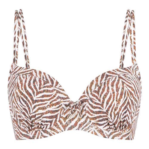 LingaDore Beach  Crazy wild & fun  brown/print padded bikini bra LingaDore Beach  Crazy wild & fun  brown/print padded bikini bra
