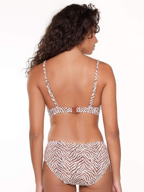 LingaDore Beach  Crazy wild & fun  brown/print padded bikini bra LingaDore Beach  Crazy wild & fun  brown/print padded bikini bra