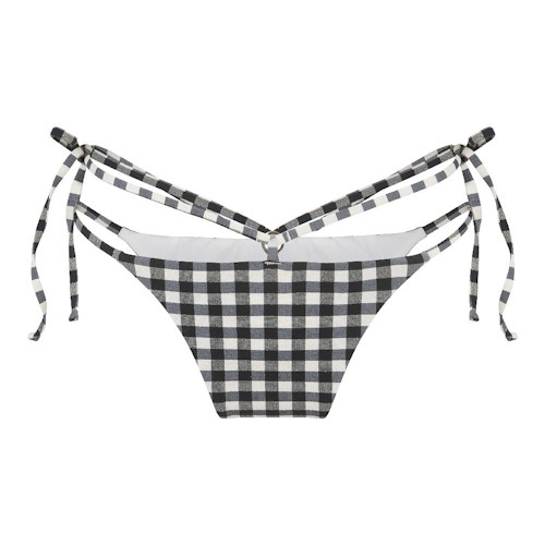 LingaDore Beach Square Print black/white bikini brief LingaDore Beach Square Print black/white bikini brief