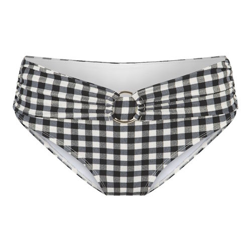 LingaDore Beach Square Print black/white bikini brief LingaDore Beach Square Print black/white bikini brief