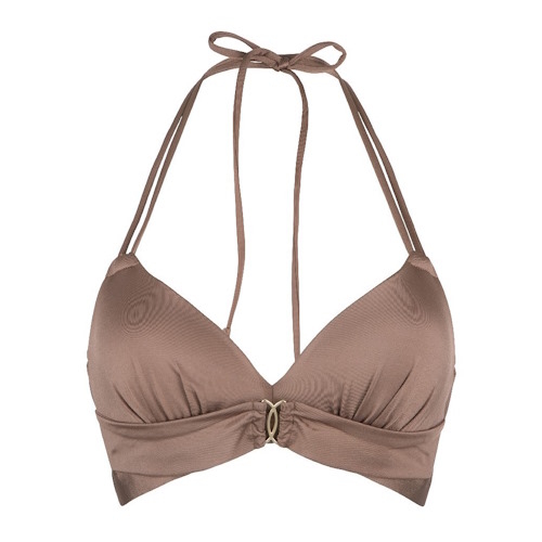 LingaDore Beach Nutshell brown padded bikini bra LingaDore Beach Nutshell brown padded bikini bra