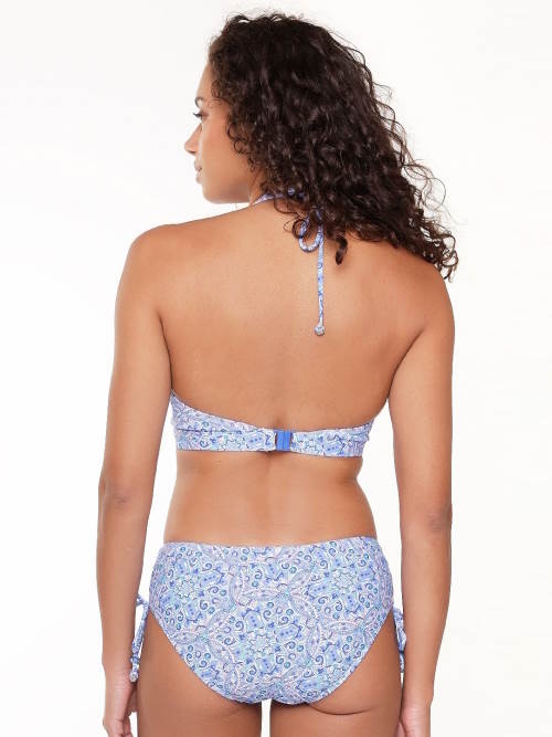 LingaDore Beach  All About The Details blue/print padded bikini bra LingaDore Beach  All About The Details blue/print padded bikini bra