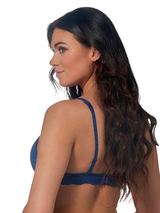 After Eden Two Way Boost navy blue push up bra