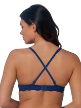 After Eden Two Way Boost navy blue push up bra