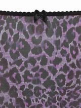 Marlies Dekkers Peekaboo purple/print high waist brief
