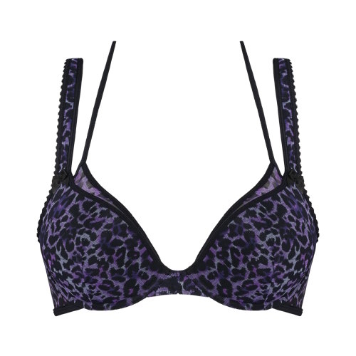 Marlies Dekkers Peekaboo purple/print push up bra Marlies Dekkers Peekaboo purple/print push up bra