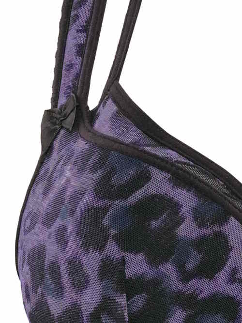 Marlies Dekkers Peekaboo purple/print push up bra Marlies Dekkers Peekaboo purple/print push up bra