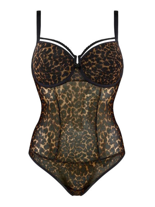 Marlies Dekkers Peekaboo brown/print body Marlies Dekkers Peekaboo brown/print body