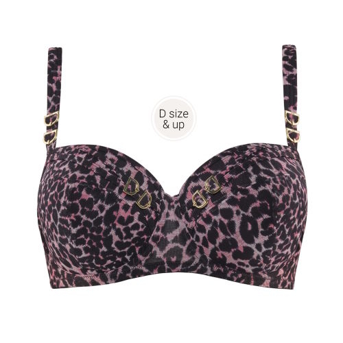 Marlies Dekkers Night Fever pink/print padded bra Marlies Dekkers Night Fever pink/print padded bra