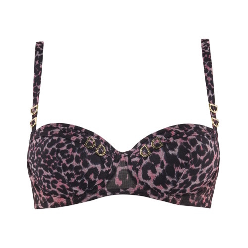 Marlies Dekkers Night Fever pink/print padded bra Marlies Dekkers Night Fever pink/print padded bra