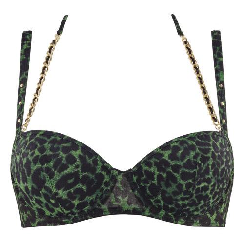 Marlies Dekkers Rapsody green/print padded bra Marlies Dekkers Rapsody green/print padded bra