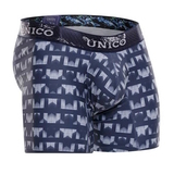 Mundo Unico Estriado blue/print micro boxershort