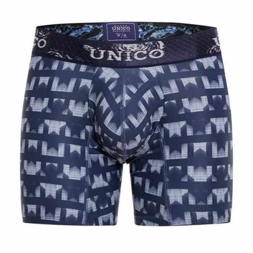 Mundo Unico Estriado blue/print micro boxershort