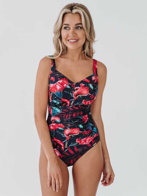 Bomain Lissabon navy/print bathingsuit Bomain Lissabon navy/print bathingsuit