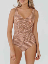 Bomain Marrakesh brown/pink bathingsuit