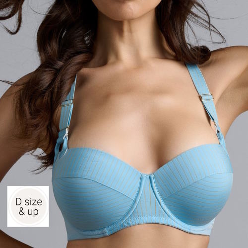 Marlies Dekkers Gloria blue/print padded bra Marlies Dekkers Gloria blue/print padded bra